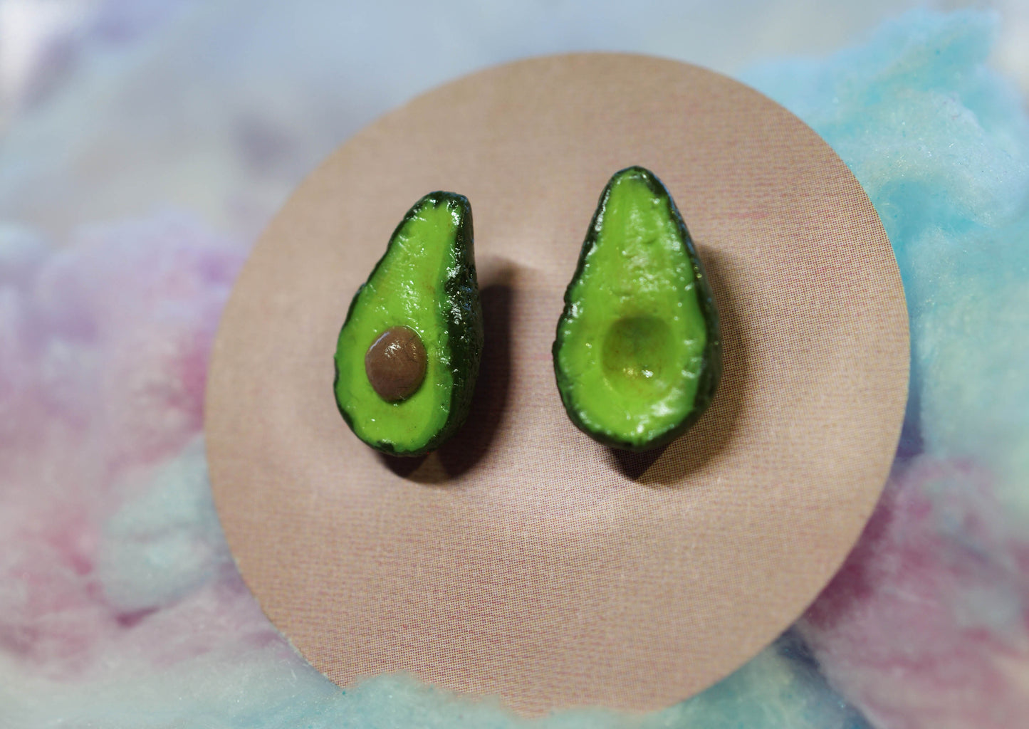 Avocado Handmade Stud Earrings