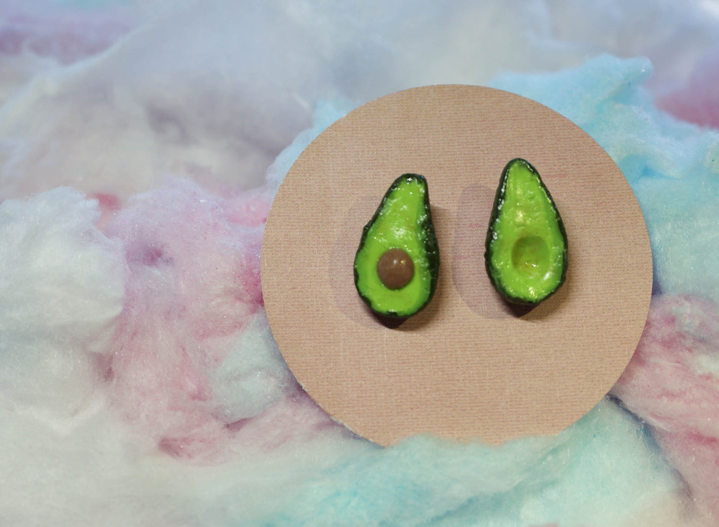 Avocado Handmade Stud Earrings