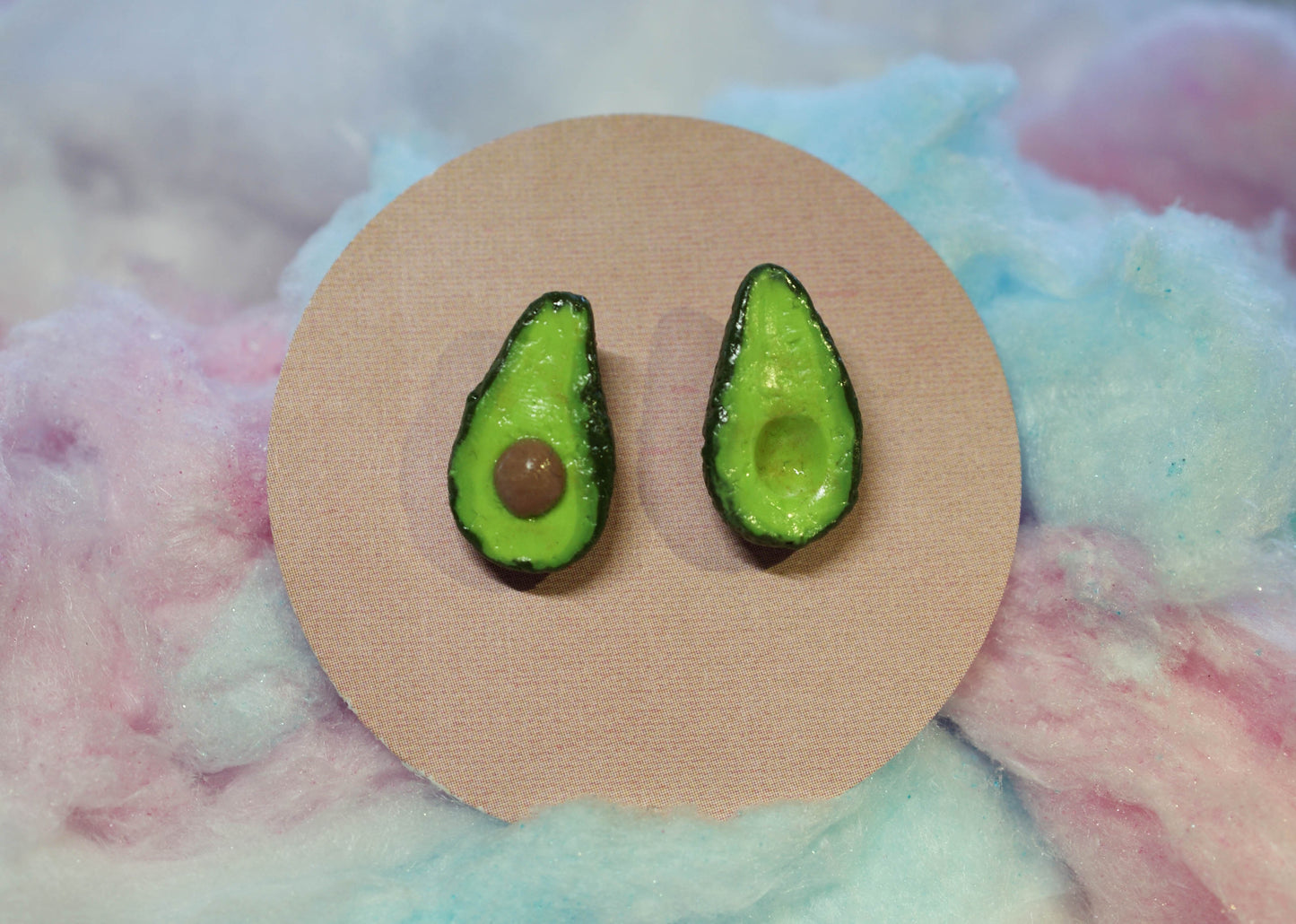 Avocado Handmade Stud Earrings