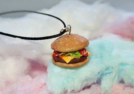 Burger Handmade Necklace