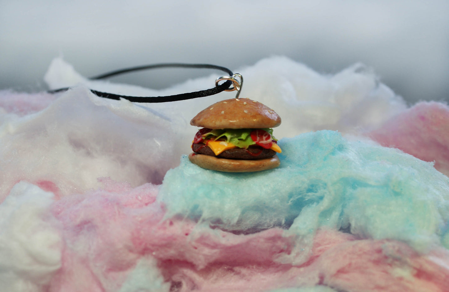 Burger Handmade Necklace