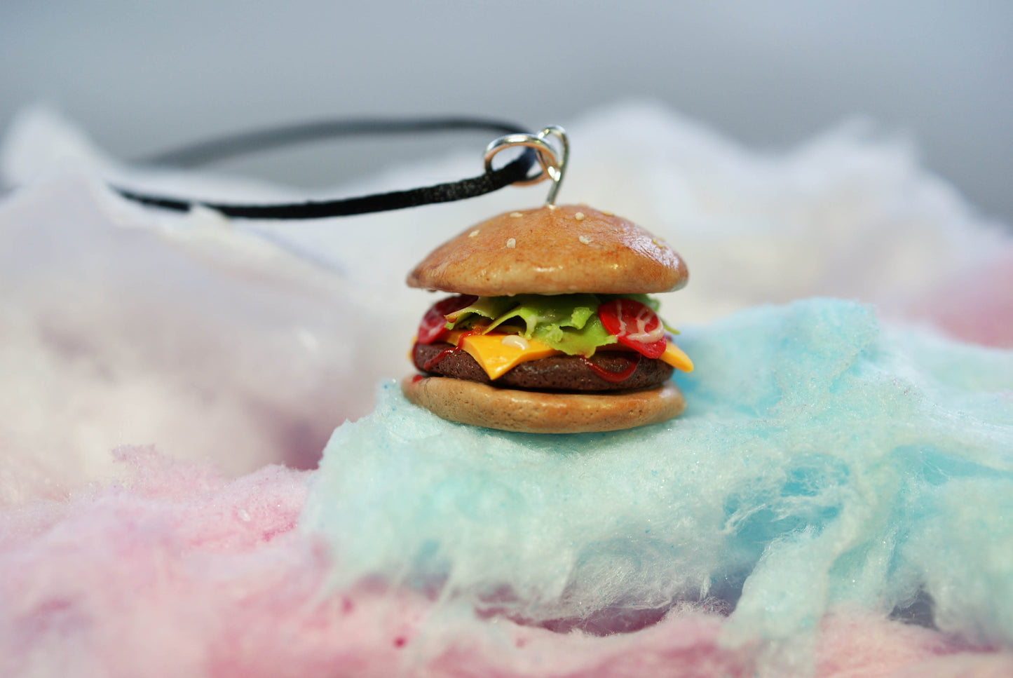 Burger Handmade Necklace