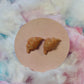 Croissant Handmade Stud Earrings