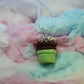 Chocolate Fudge with Sprinkles Ice Cream Cup Handmade Necklace