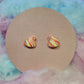 Meringue Kiss Handmade Stud Earrings