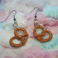 Pretzel Handmade Earrings
