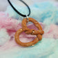 Pretzel Handmade Necklace