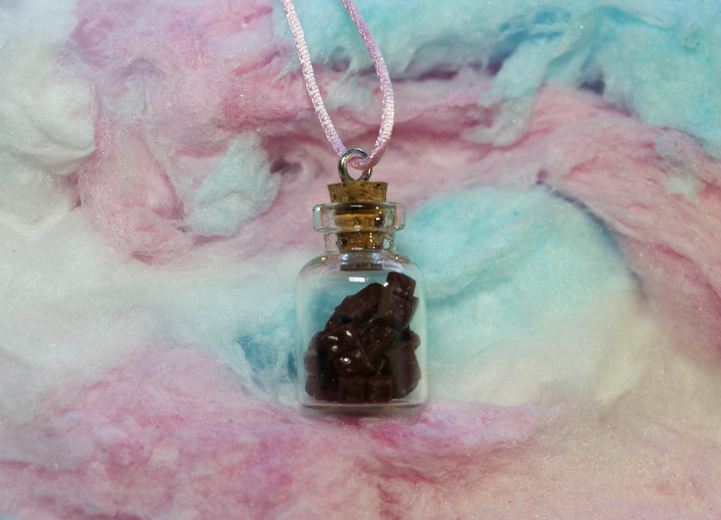 Chocolate Bars Treat Jar Necklace